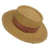 Oem Facotry Summer Beach Fashion Wide Brim Boater Straw Sun Hat with Band