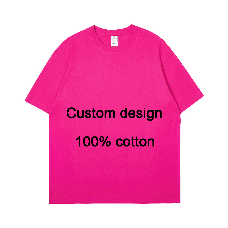 OEM Custom Logo Print 100% Cotton Blank Tshirt Men Breathable Oversize T-Shirt