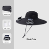 Wholesale Wide Brim Summer Outdoor Solar Fan Hat