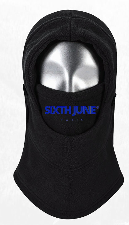 Custom Winter Cold Weather Hood Face Cover Ski Mask Polar Fleece Outdoor Thick Balaclava Headwear