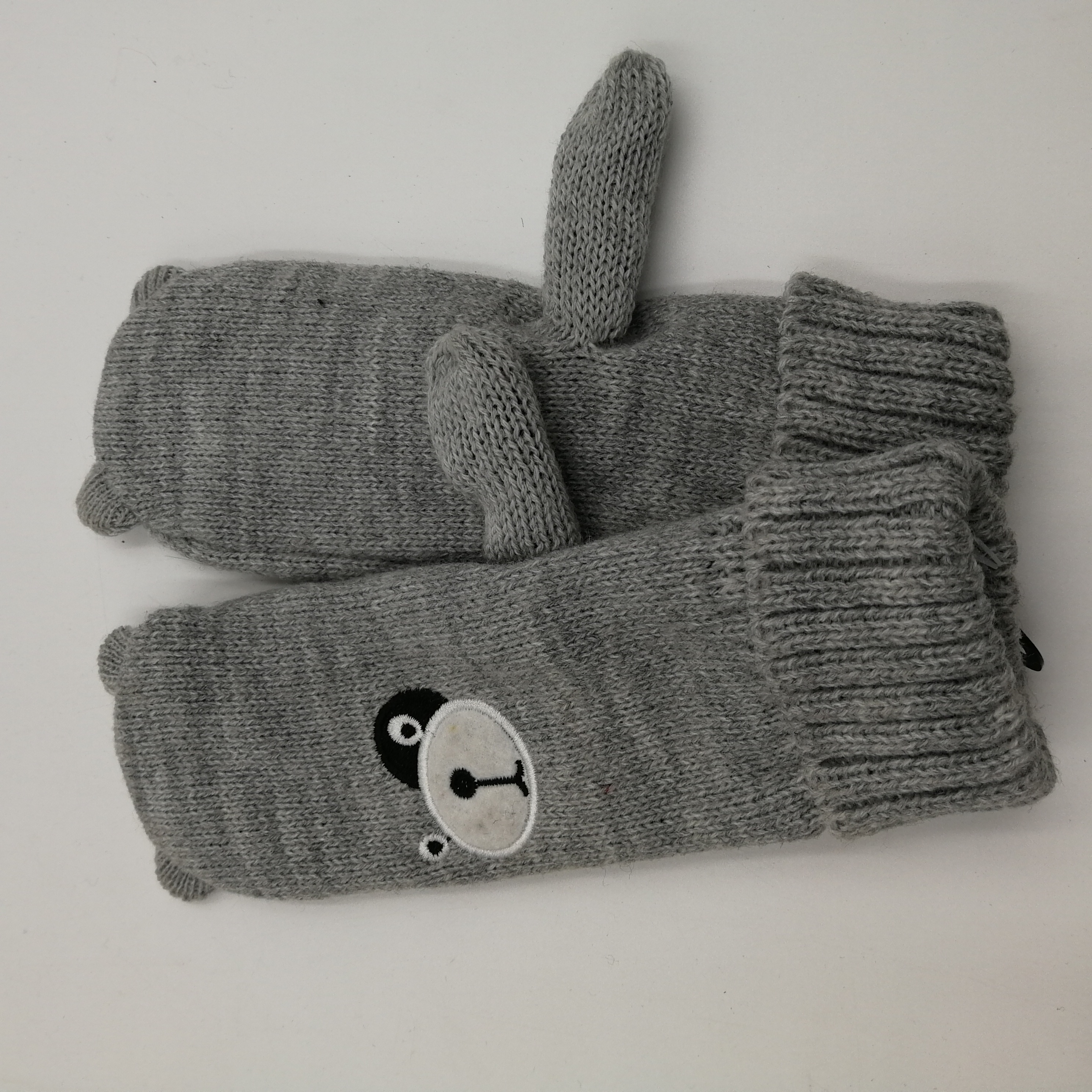 Kids Hand Knitted Animal Pattern Custom Thinsulate Acrylic Gloves Mittens for Winter