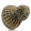 Custom Multiple Color Blends Yarn Beanie with Pompom