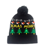 Winter LED Christmas Hat Light Up Xmas Beanie Knitted Hat