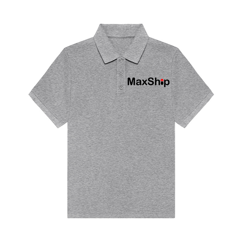 Customized Logo 200g Short Sleeved Polo Shirt Sailor Spun Bead Mesh Breathable Advertising Shirt