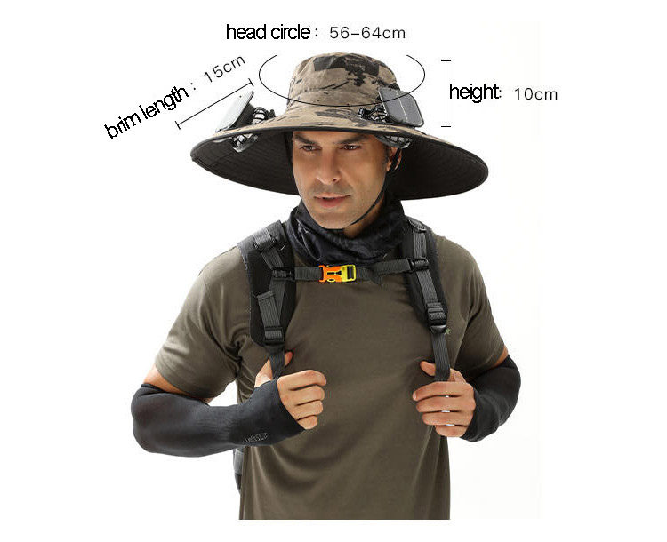 Fan hat size