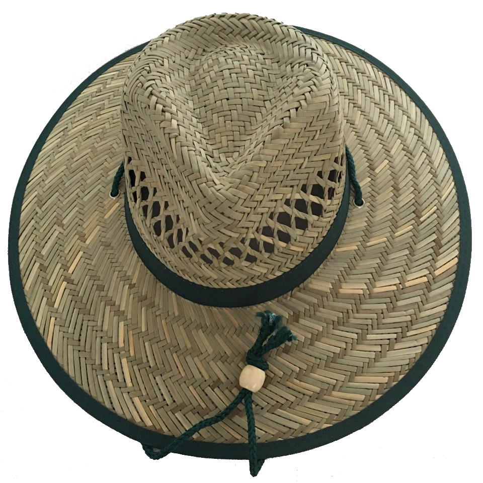 Custom Australia Fashion Style Breathable Hole Underbrim Fabric Natural Grass Large Straw Hat with Band