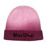 Dip Dye Soft Knitted Gradient Colorful Winter Knitting Cuff Beanie Hat