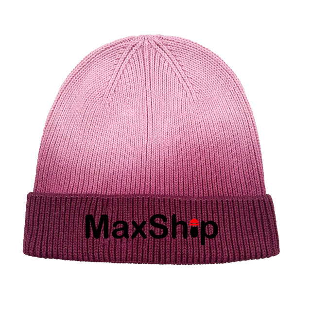 Dip Dye Soft Knitted Gradient Colorful Winter Knitting Cuff Beanie Hat