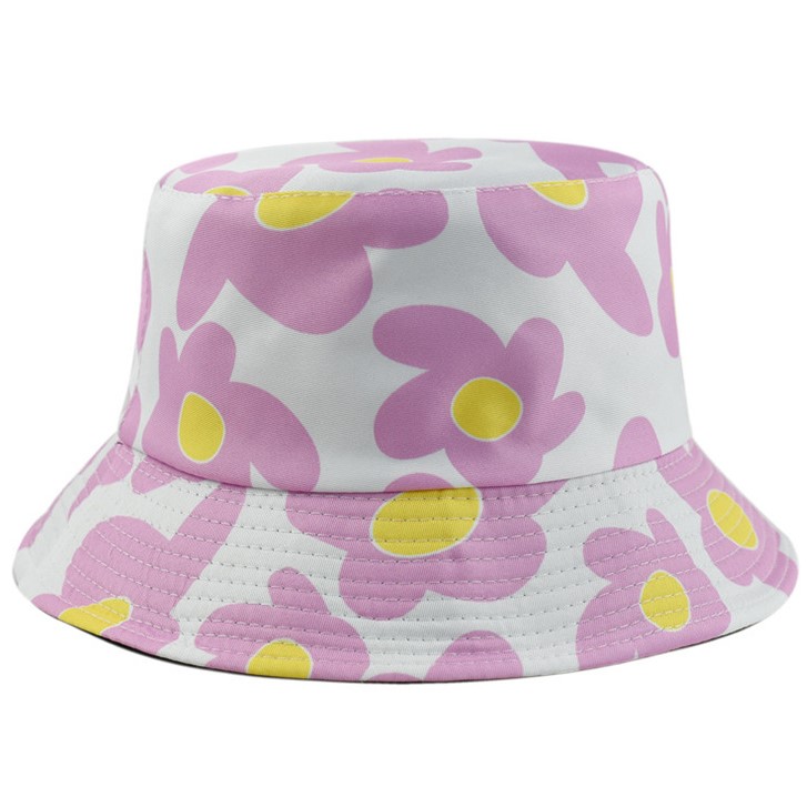 Custom UV protection waterproof unisex print reversible bucket hat