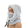 Recycled Velvet Balaclava Wind-Resistant Winter Face Mask Fleece Ski Mask Warm Face Cover Hat