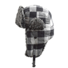 Ushanka Eskimo Bomber Russian Winter Cold Weather Plaid Aviator Faux Fur Unisex Trapper Hat Trooper Ear Flaps