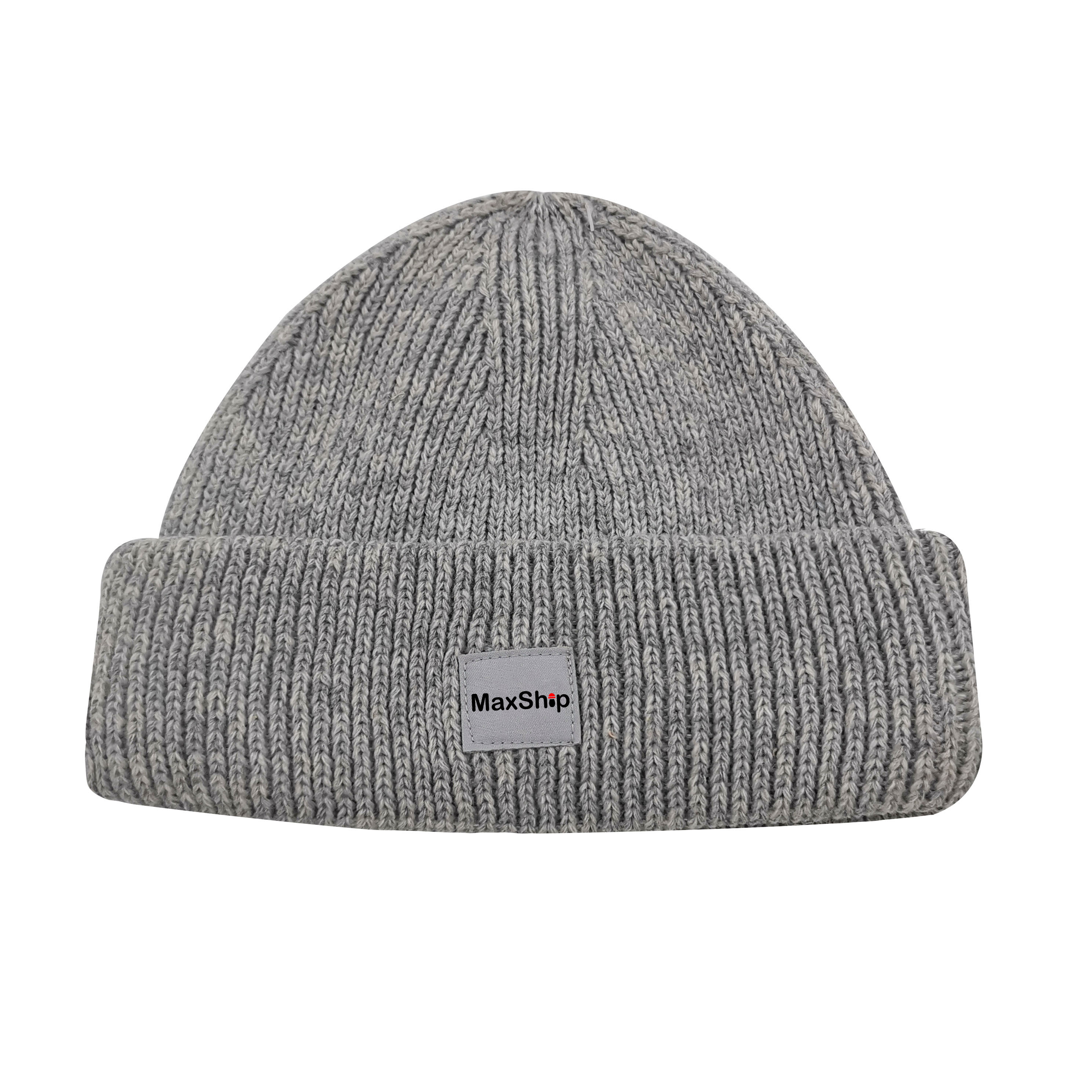 Hot Sale Classic Winter Warm Knitted Wool Plain Beanies Hat