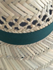 Custom Australia Fashion Style Breathable Hole Underbrim Fabric Natural Grass Large Straw Hat with Band