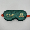 Custom Print Night Sleep Silky Satin Eye Mask Travel Eye Patch Shade Blindfold