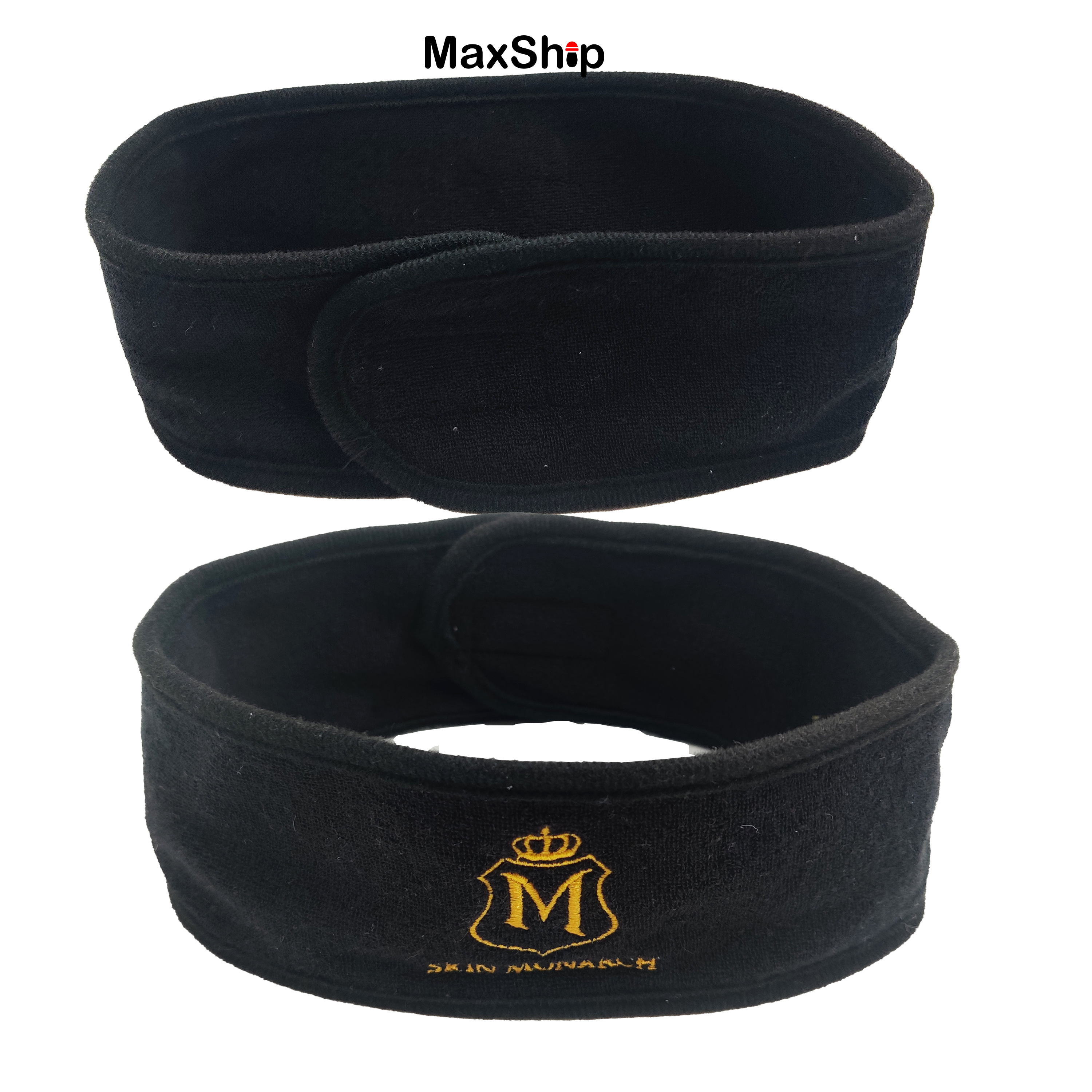 Magic Closure Terry Cotton Facial Custom Spa Headband with Embroidery Logo