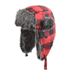 Ushanka Eskimo Bomber Russian Winter Cold Weather Plaid Aviator Faux Fur Unisex Trapper Hat Trooper Ear Flaps