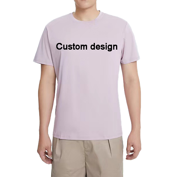 High Quality 100% Sumipa Cotton Custom Logo Print Blank T-shirt Unisex Breathable Oversize T Shirt