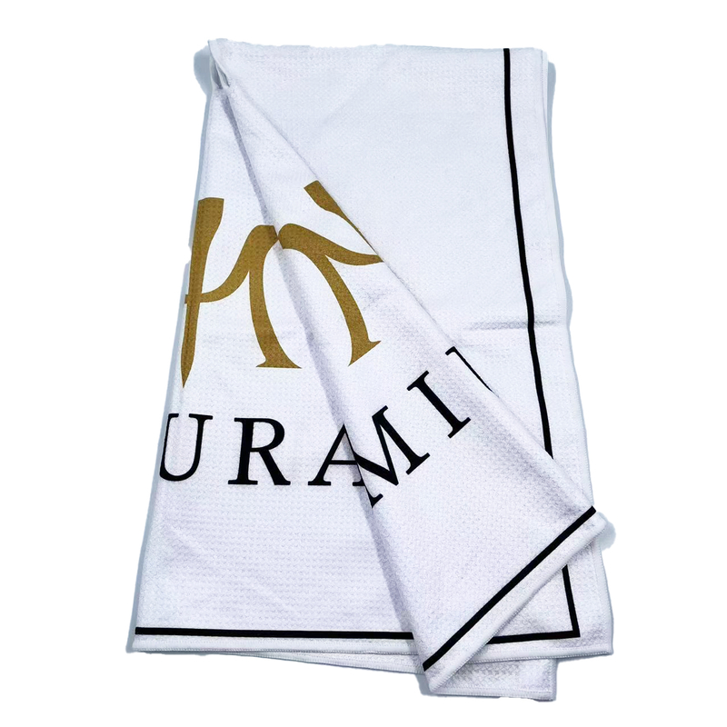 Towel for Golf Waffle Super Absorbent Sublimation Microfiber Golf Towel 