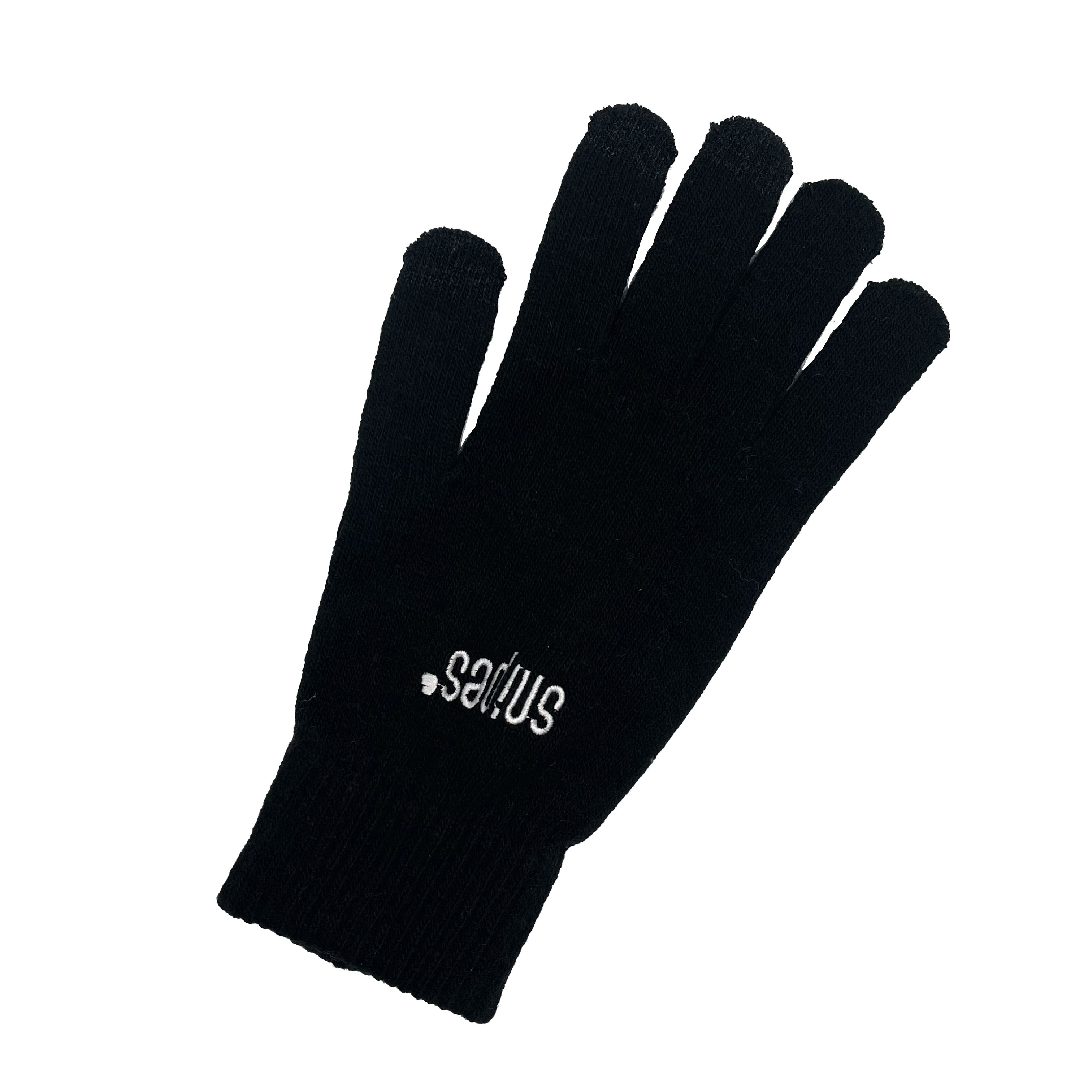 Solid Magic Gloves Touchscreen Gloves embroider logo Knit Hot Winter Warm Mittens