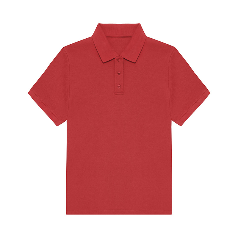 Customized Logo 200g Short Sleeved Polo Shirt Sailor Spun Bead Mesh Breathable Advertising Shirt