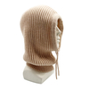 NEW Design Fashion Women Colorful Windproof Custom Knitted One Hole Balaclava with Tie