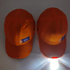 Custom Logo Motorcycle Baseball Safety Bump Cap hat Helmet with Led Light