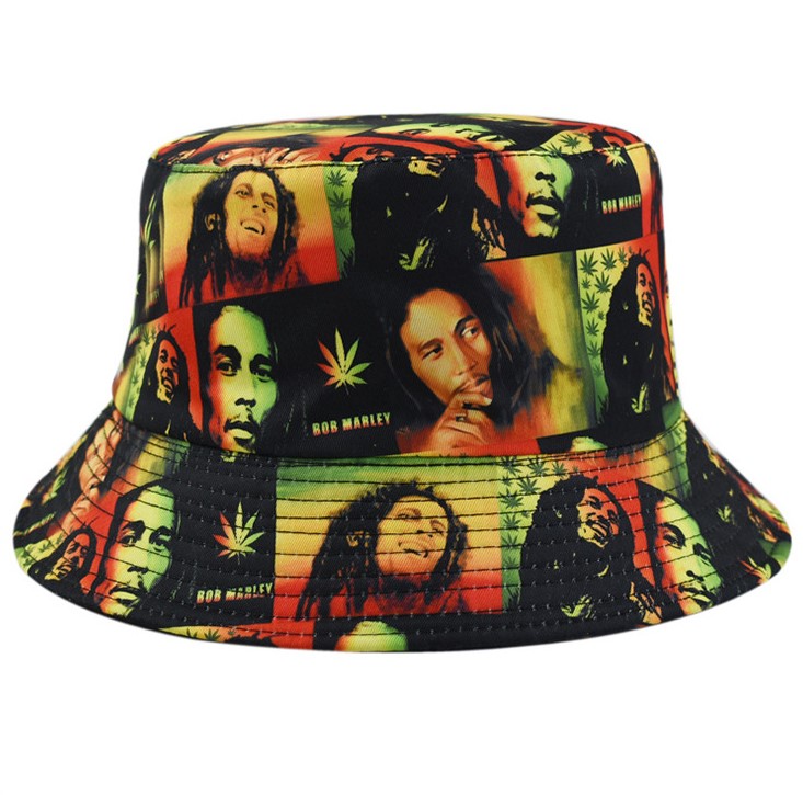Custom UV protection waterproof unisex print reversible bucket hat