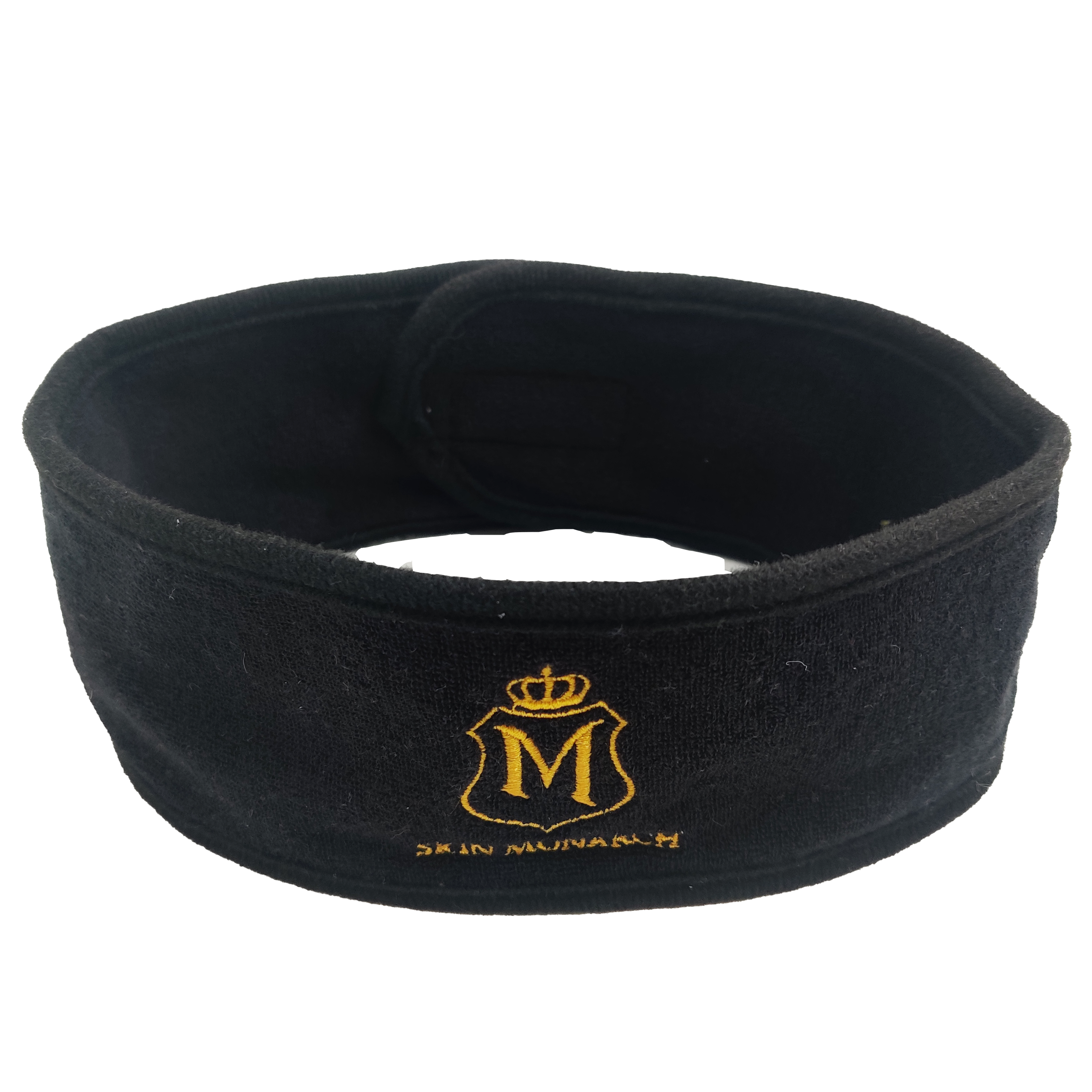 Magic Closure Terry Cotton Facial Custom Spa Headband with Embroidery Logo