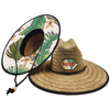 Custom Wholesale Men Women Wide Brim Natural Grass Summer Beach Sun Protect Surf Fishing Lifeguard Straw Hat