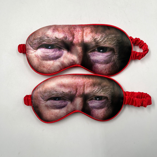 Custom Funny Print Silky Satin Night Sleep Eye Mask 