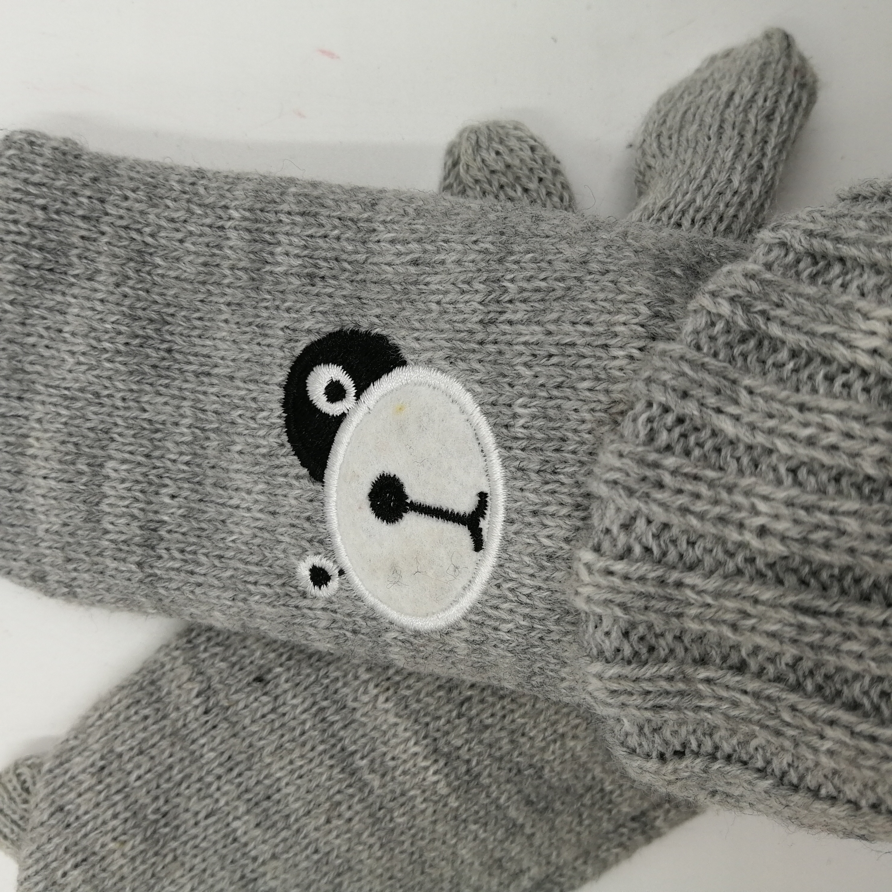 Kids Hand Knitted Animal Pattern Custom Thinsulate Acrylic Gloves Mittens for Winter