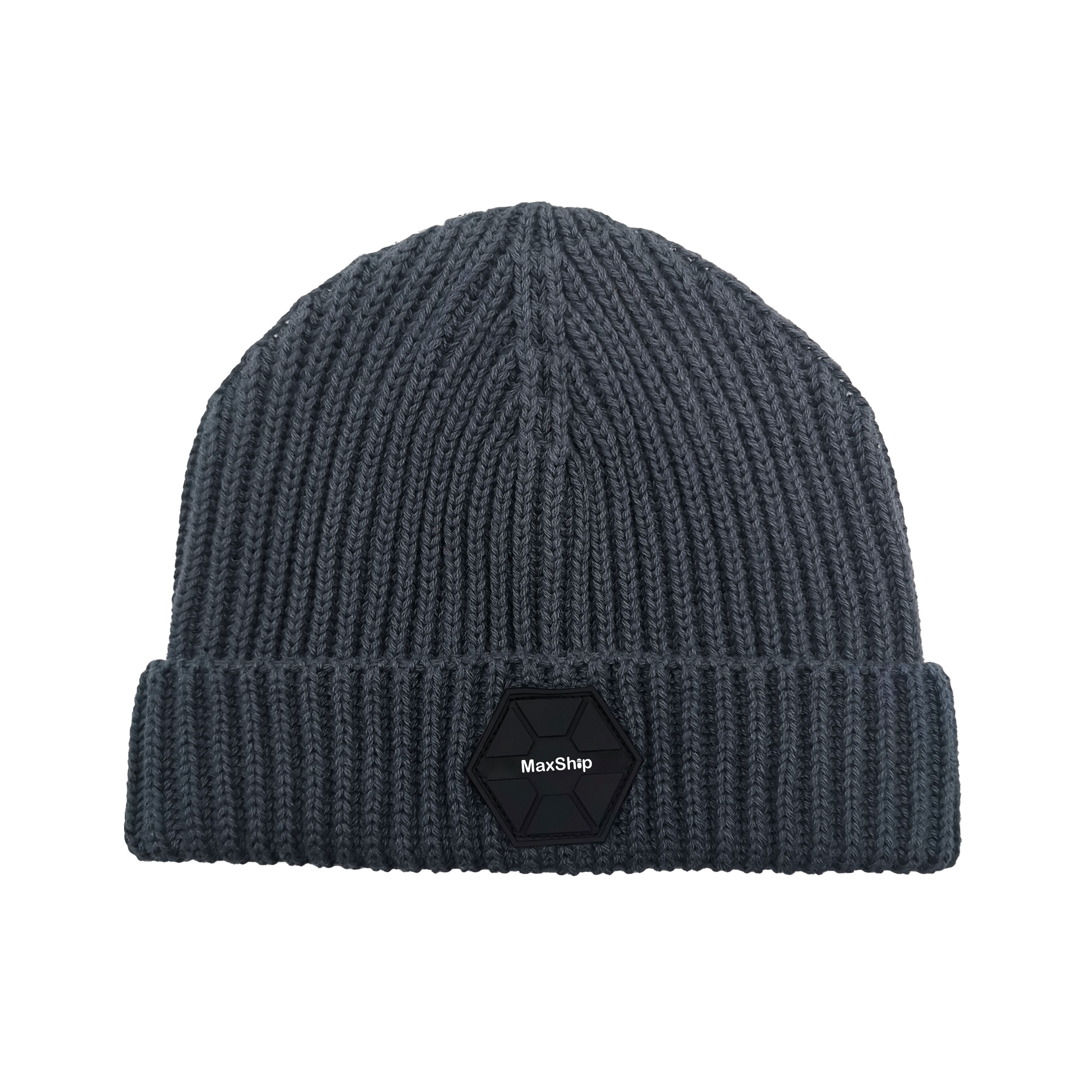 Custom Classic 100% Cotton Autumn Winter Tight Beanie with PU Label