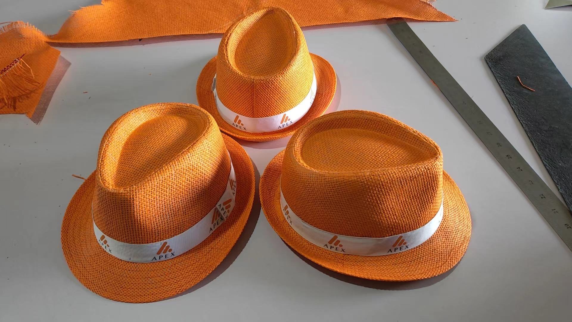 Wholesale Custom Cheap Promotional Panama Straw Hat with Custom Logo