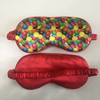 Custom Sublimation Print Logo Night Sleep Silk Satin Eye Mask Travel Eye Shade Blindfold