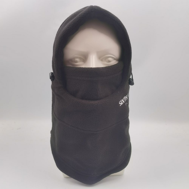 Custom Winter Cold Weather Hood Face Cover Ski Mask Polar Fleece Outdoor Thick Balaclava Headwear