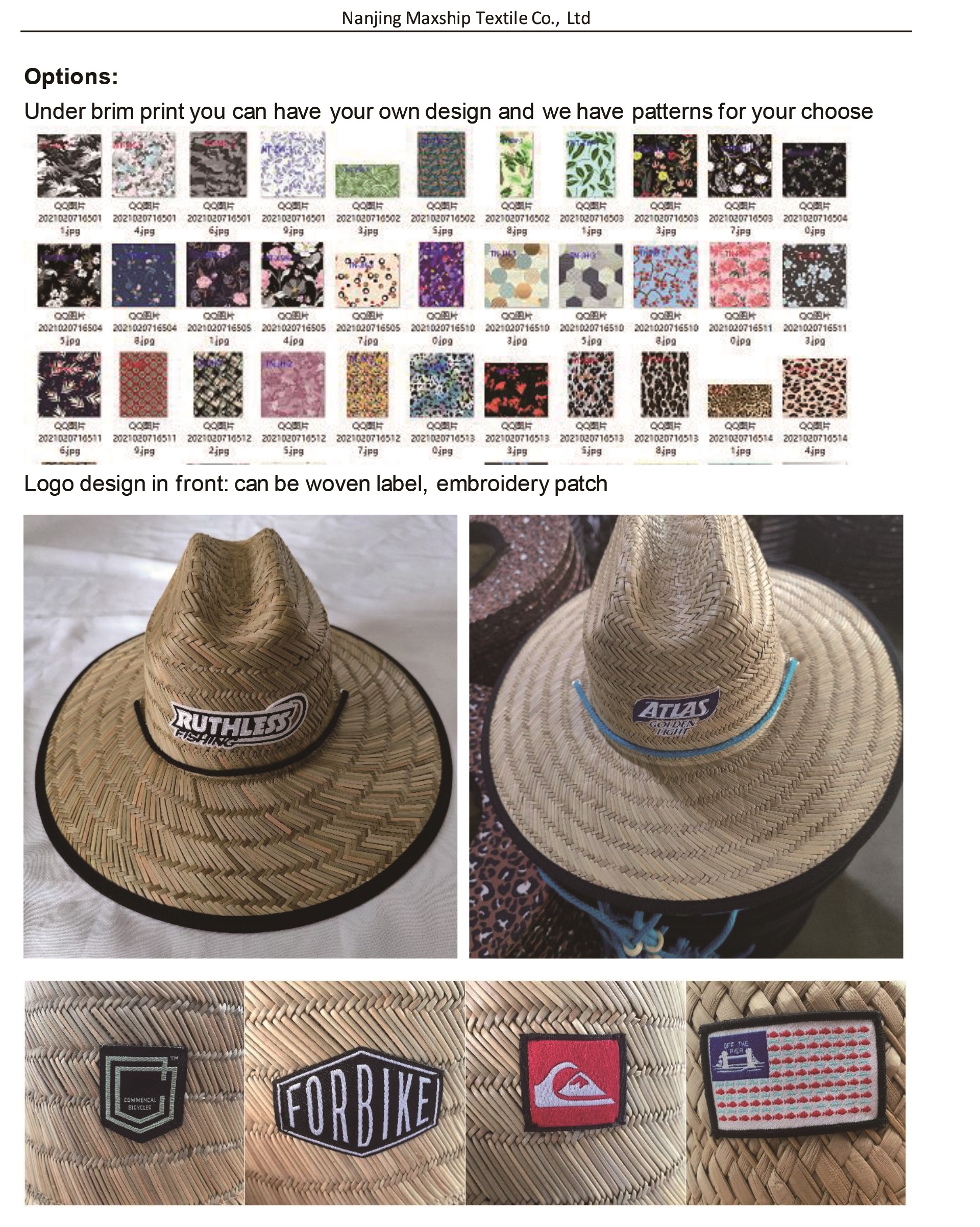 Nanjing Maxship Straw Hat hotsales Catalogue-11