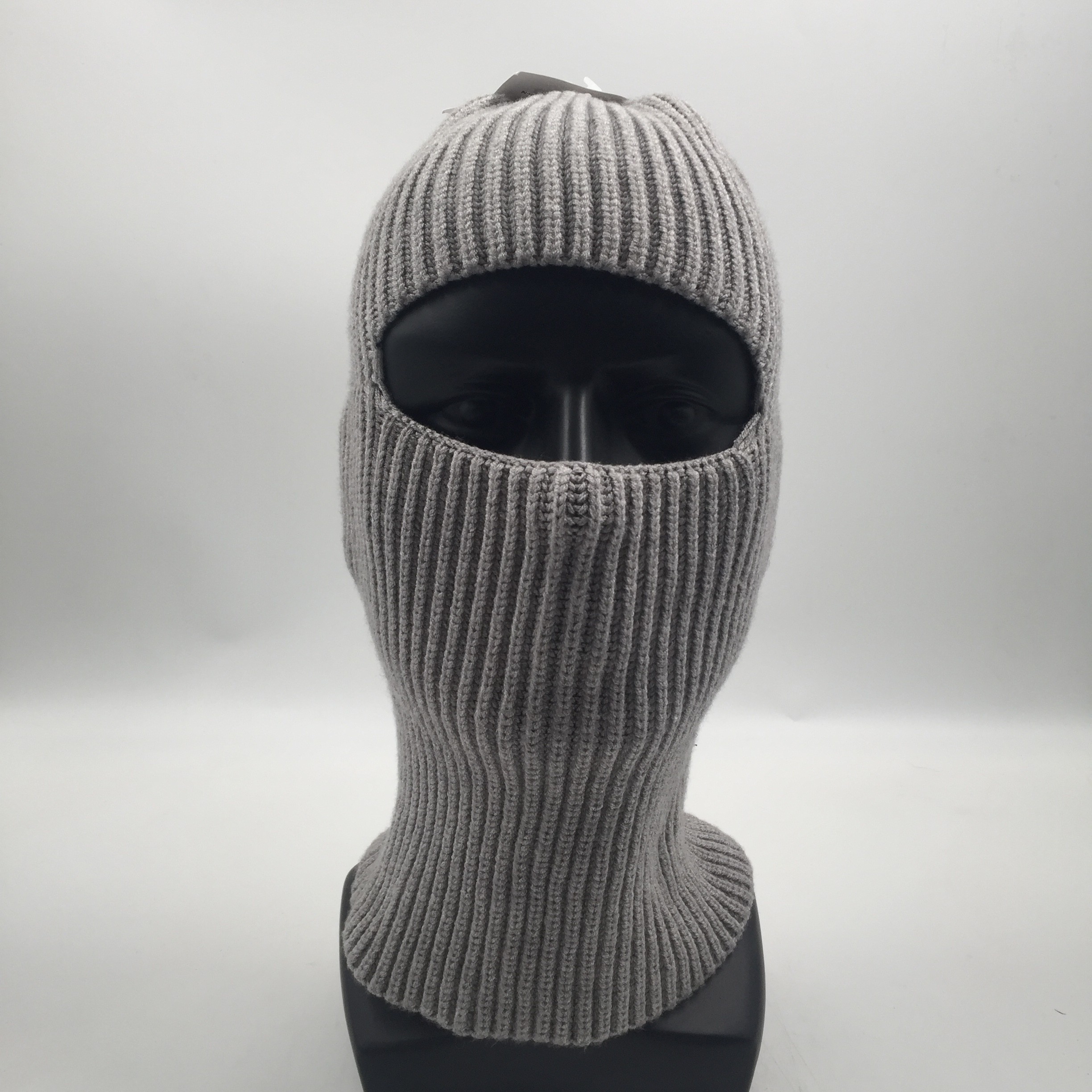 Custom Winter Knit Acrylic 1 Hole 2 Hole 3 Hole Outdoor Full Face Cover Ski Mask Balaclava