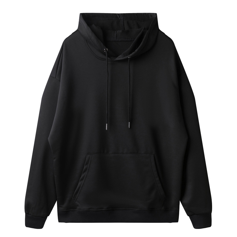 260gsm Hooded Sweatshirt Plain Solid Color Printed Logo Embroidery Long Sleeved Men's And Women's Spring Autumn Hoodie