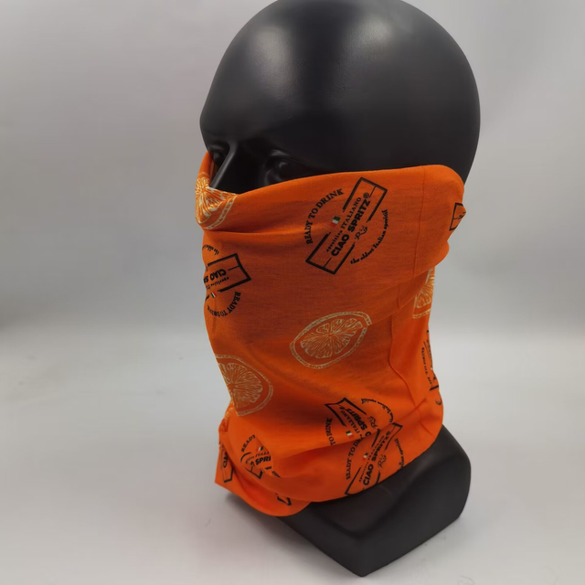 Custom Print Seemless Tube Bandana Face Mask Neck Gaiter Headwear