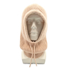 NEW Design Fashion Women Colorful Windproof Custom Knitted One Hole Balaclava with Tie