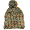 Custom Multiple Color Blends Yarn Beanie with Pompom