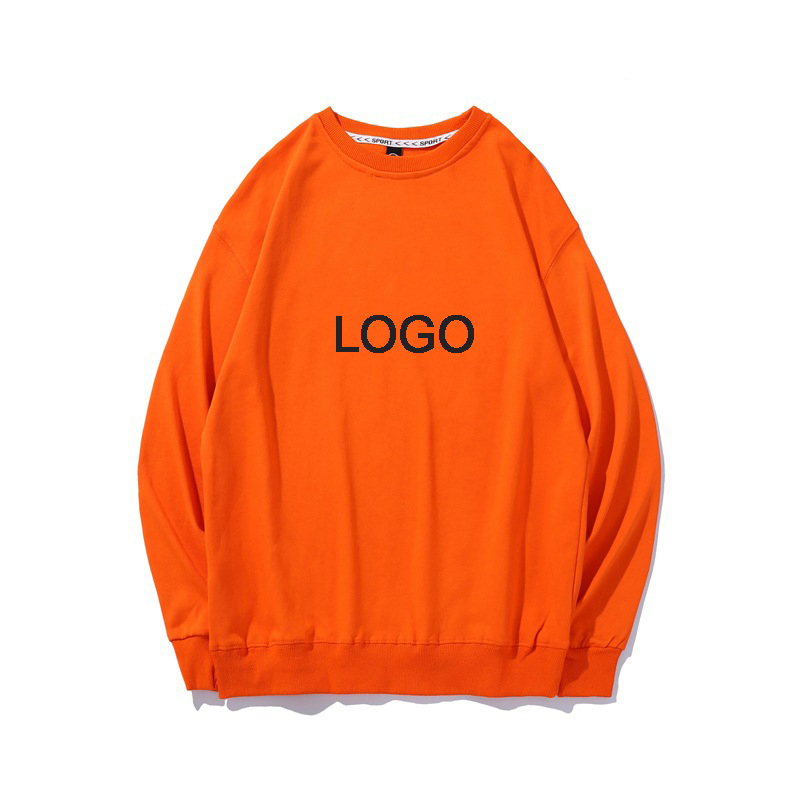 400gsm 100% Cotton Loop Shoulder Sweatshirt Customized Printed Logo Class Uniform Long Sleeved Hoodie