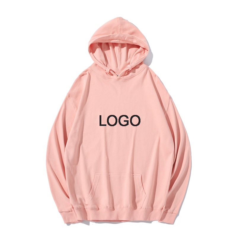 Promotional 400gsm 100% Cotton Sweatshirt Customized Printed Logo Class Uniform Long Sleeved Hoodie