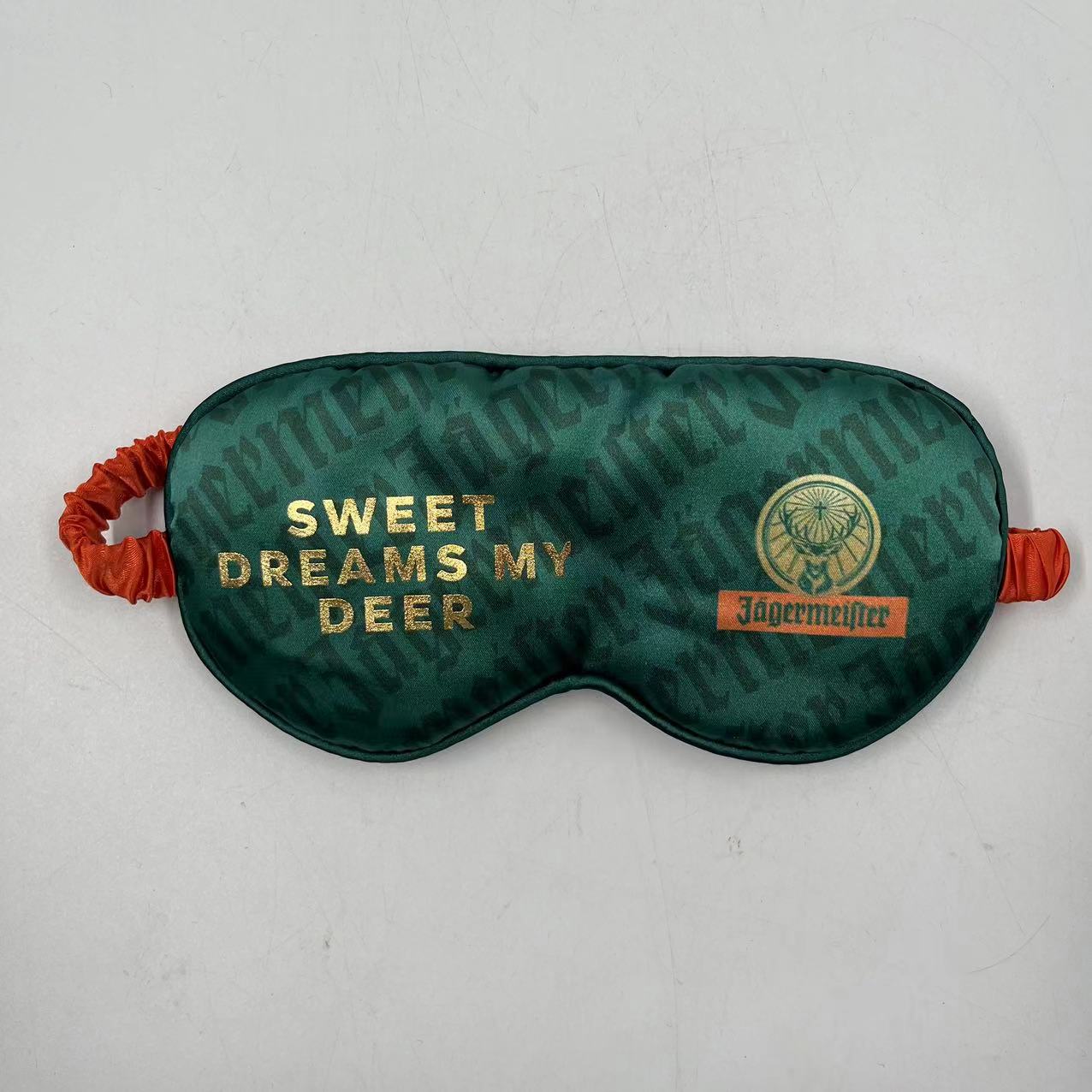 Custom Print Night Sleep Silky Satin Eye Mask Travel Eye Patch Shade Blindfold