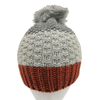 Custom Hybrid Technology Stripe Beanie with Pompom