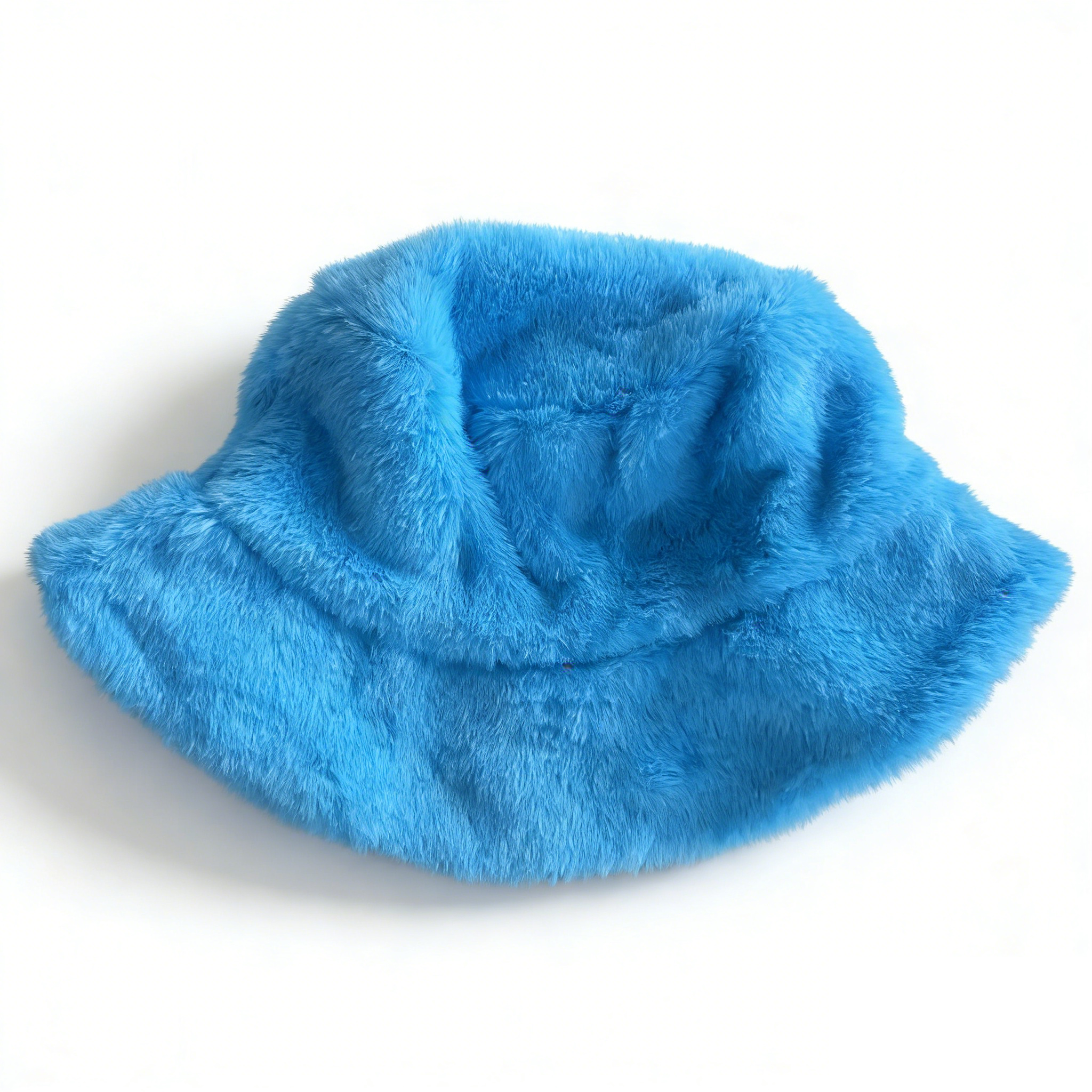 Custom Print Winter Coral Fleece Waterproof Double-sided Bucket Hat